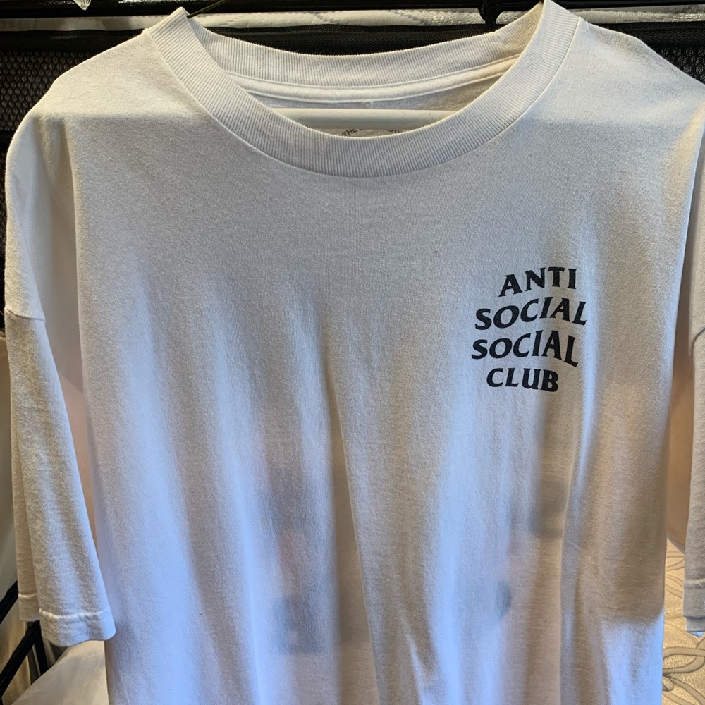 Anti Social Social Club Pair Of Dice White Tee